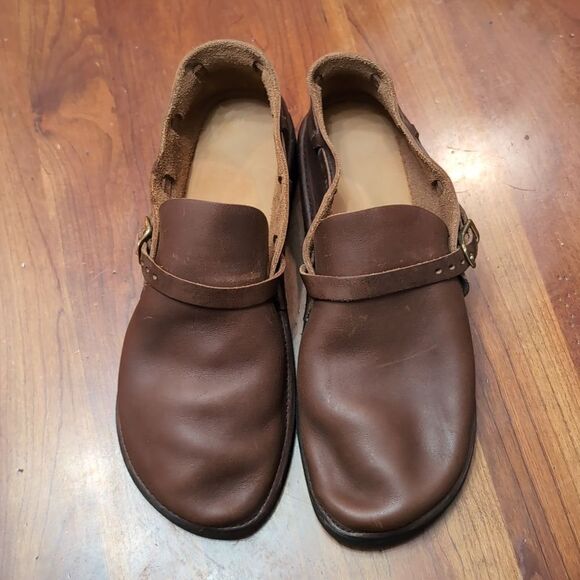 Aurora Shoe Company Handmade Brown Leather Like New Hobbit Shoes Sz 11C - Picture 7 of 17